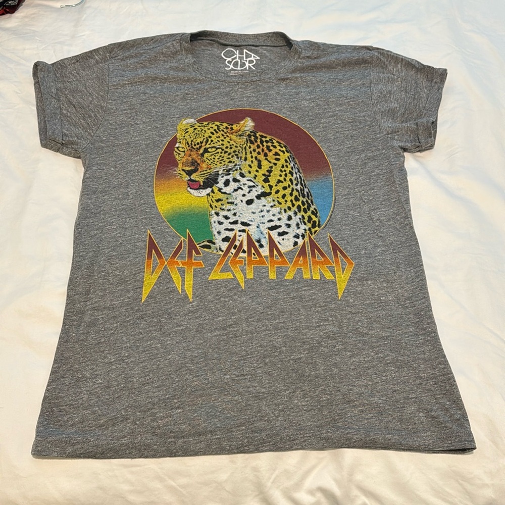 Def Leppard Tshirt gray size M